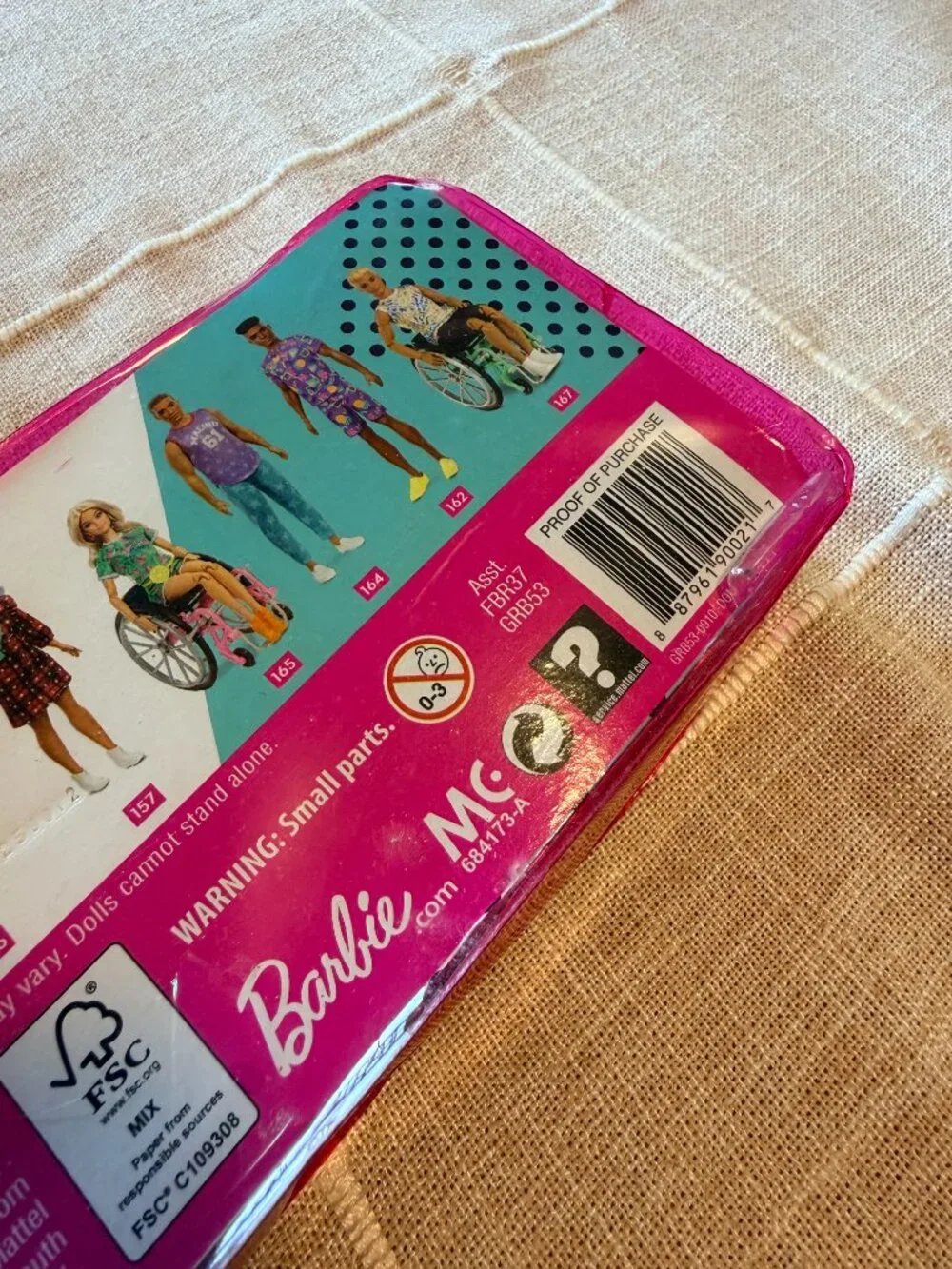 Toys Barbie Fashionistas #161 Plaid Blazer Dress Doll New